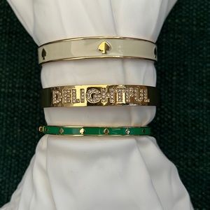 Kate Spade Bangles (3 pieces for $35)
